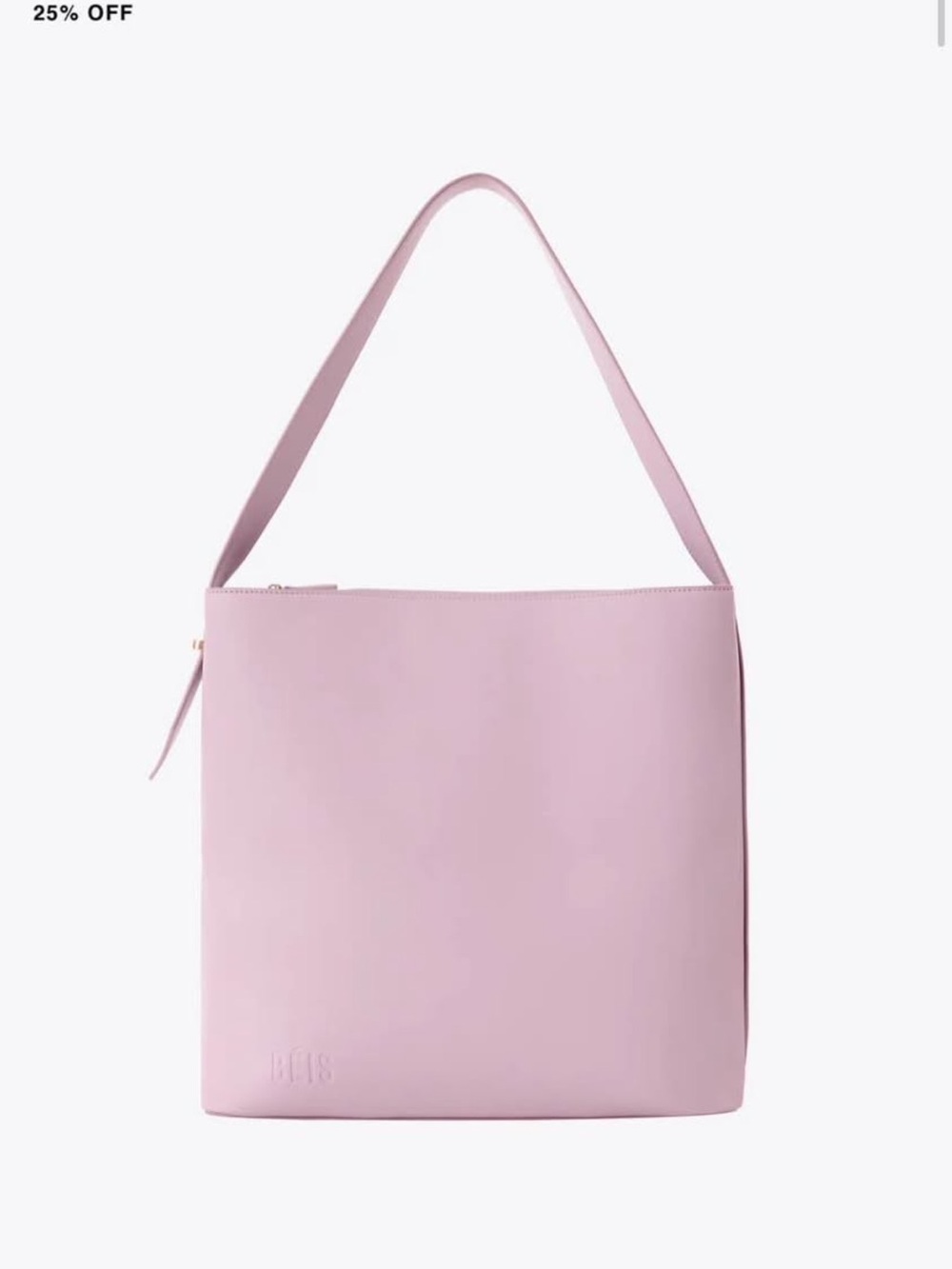 BEIS BLACK Shoulder Tote